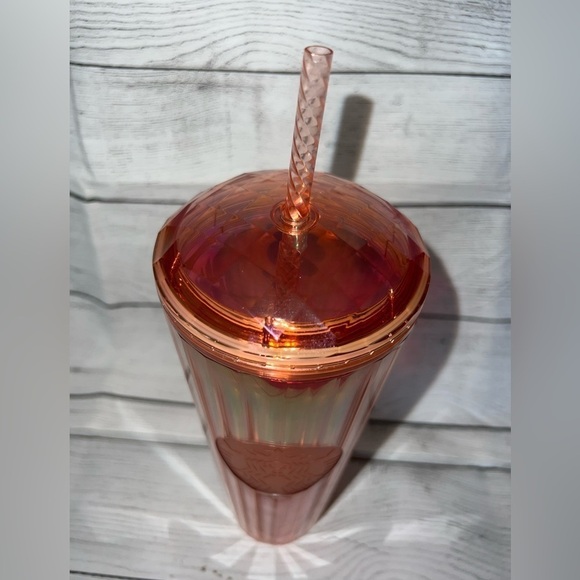 2020 Starbucks Rose Gold Dome Iridescent Tumbler - 24oz - Picture 4 of 6